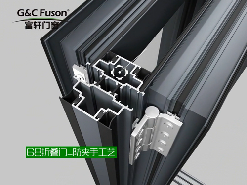 68折疊門_防夾手工藝