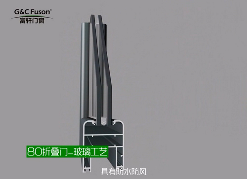 80折疊門_玻璃工藝
